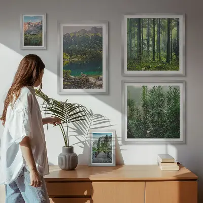 Gallery wall Mountain landscapes and forests