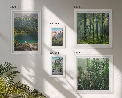 Gallery wall Mountain landscapes and forests