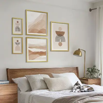 Gallery wall Abstract earth compositions