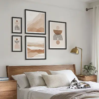 Gallery wall Abstract earth compositions
