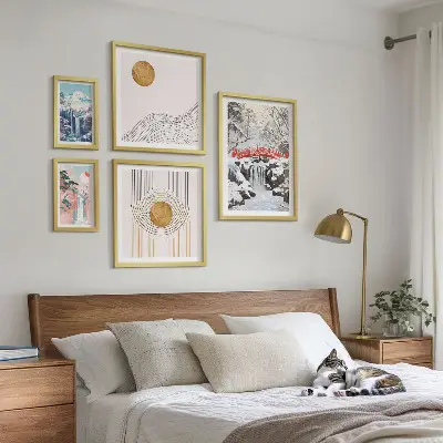 Gallery wall Landscapes waterfalls bridges Japan