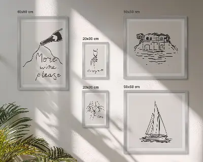 5 piece wine themed wall art set stylish relaxation graphics