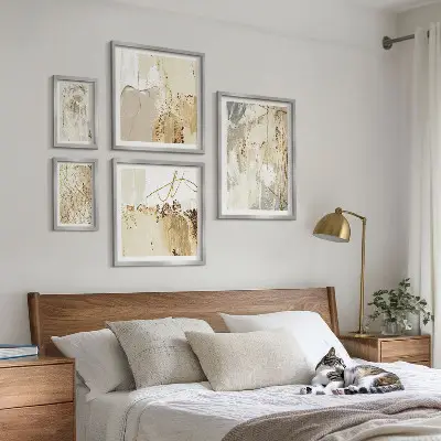 Gallery wall Abstract minimalist compositions