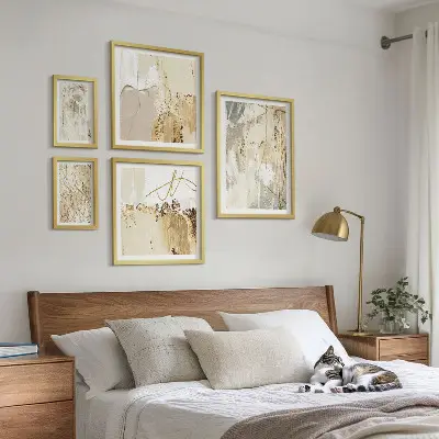 Gallery wall Abstract minimalist compositions