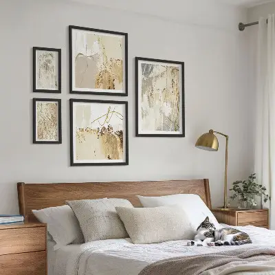Gallery wall Abstract minimalist compositions