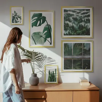 Framed photo set Plant inspirations from the tropics