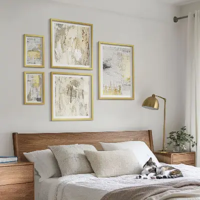 Gallery wall Stylish abstract patterns