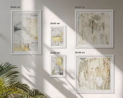 Gallery wall Stylish abstract patterns
