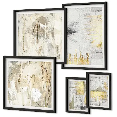 Gallery wall Stylish abstract patterns