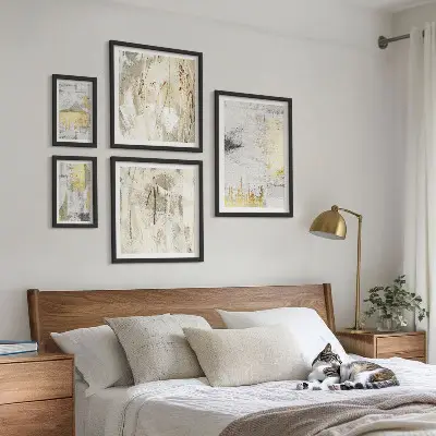 Gallery wall Stylish abstract patterns