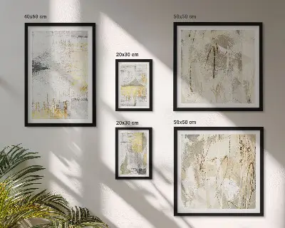 Gallery wall Stylish abstract patterns