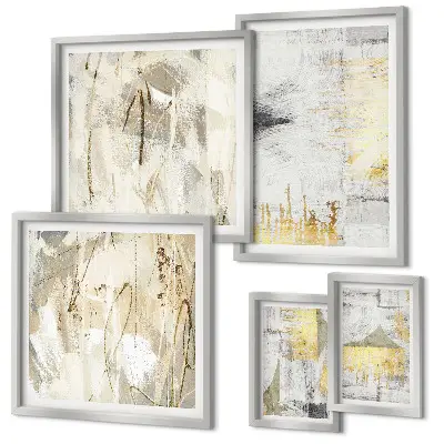 Gallery wall Stylish abstract patterns