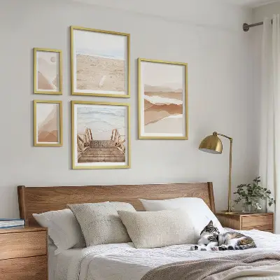 Gallery wall Minimalist beaches and mountains