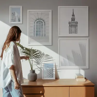 Gallery wall Modern architecture minimalism