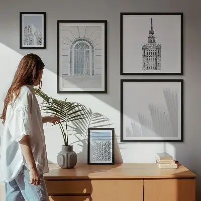 Gallery wall Modern architecture minimalism