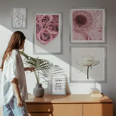 Framed photo set Floral boho inspirations