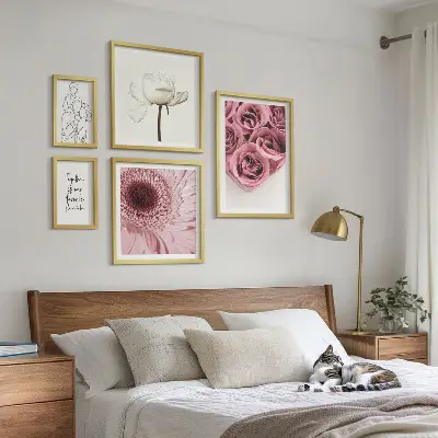 Framed photo set Floral boho inspirations