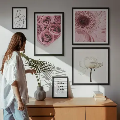 Framed photo set Floral boho inspirations