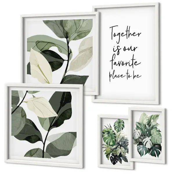 Gallery wall Modern plant inspirations