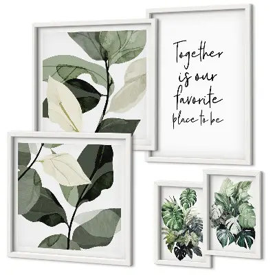 Gallery wall Modern plant inspirations