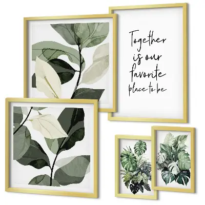 Gallery wall Modern plant inspirations