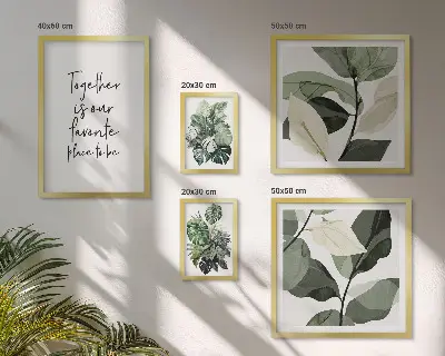 Gallery wall Modern plant inspirations