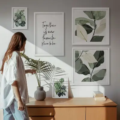 Gallery wall Modern plant inspirations
