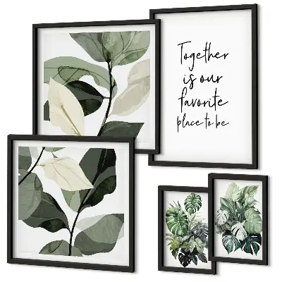 Gallery wall Modern plant inspirations