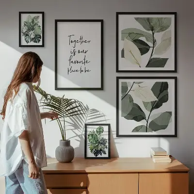 Gallery wall Modern plant inspirations