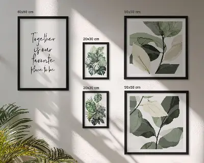 Gallery wall Modern plant inspirations