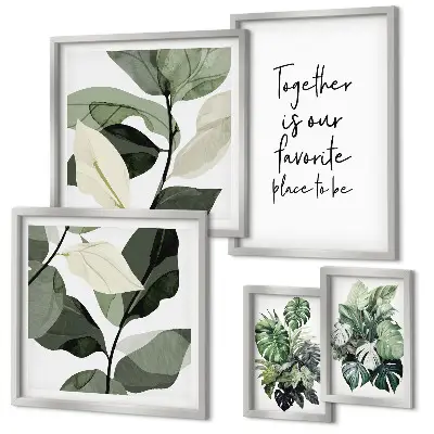Gallery wall Modern plant inspirations