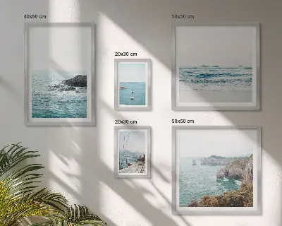 Gallery wall Tranquil sea views, beaches, cliffs