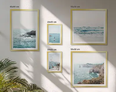 Gallery wall Tranquil sea views, beaches, cliffs