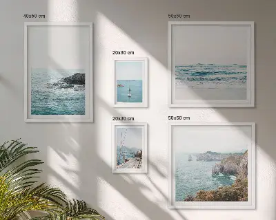 Gallery wall Tranquil sea views, beaches, cliffs