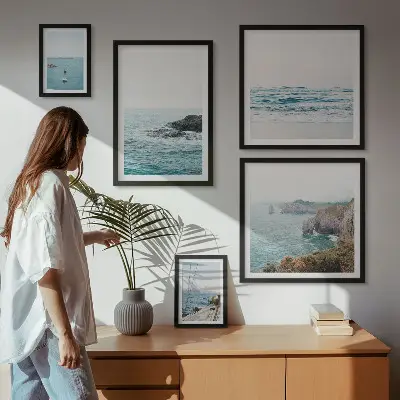 Gallery wall Tranquil sea views, beaches, cliffs