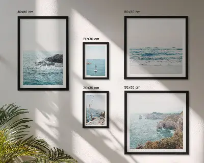 Gallery wall Tranquil sea views, beaches, cliffs