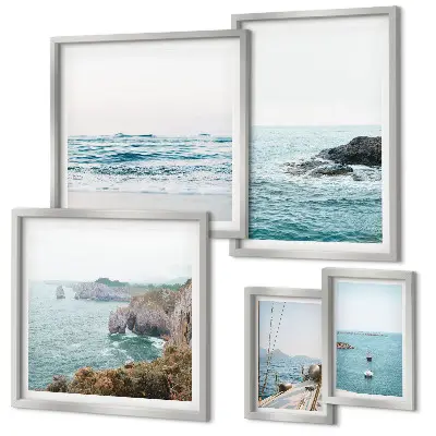 Gallery wall Tranquil sea views, beaches, cliffs