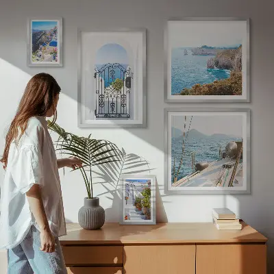 Gallery wall Landscapes of Greece sea architecture