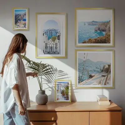 Gallery wall Landscapes of Greece sea architecture
