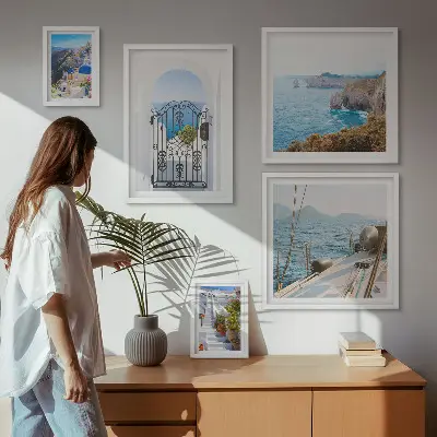 Gallery wall Landscapes of Greece sea architecture