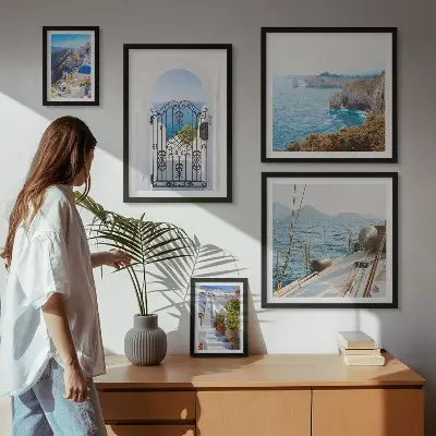 Gallery wall Landscapes of Greece sea architecture