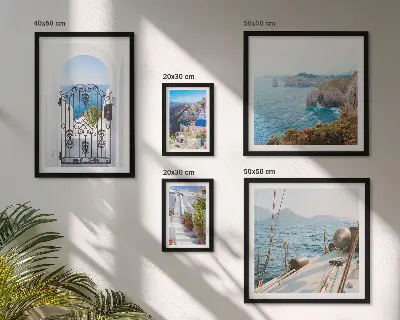 Gallery wall Landscapes of Greece sea architecture