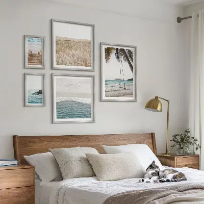 Relaxing seaside views wall art set of 5 pieces
