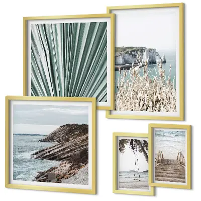 Gallery wall Seaside beaches tropics