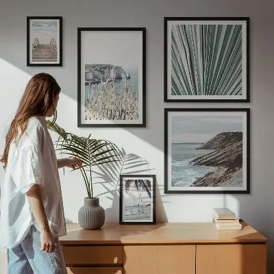 Gallery wall seaside beaches and tropics theme