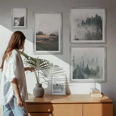 Gallery wall Natural mountain and sea views