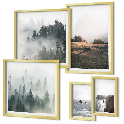Gallery wall Natural mountain and sea views