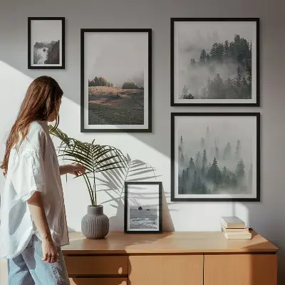 Gallery wall Natural mountain and sea views