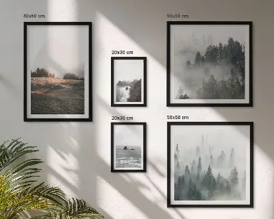 Gallery wall Natural mountain and sea views