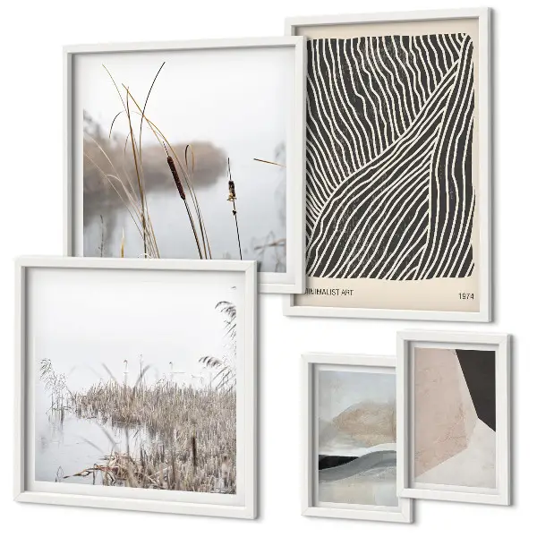 Gallery wall Minimalist nature art